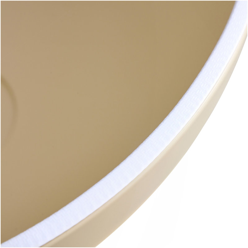 Tables basses rondes avec plateau de table multifonctionnel Milk White