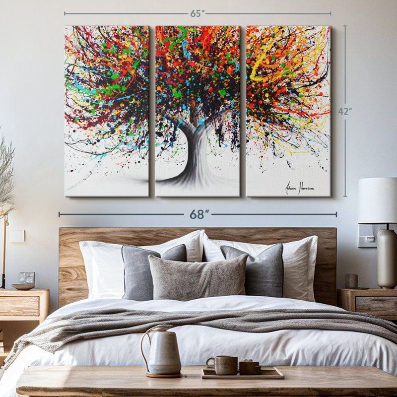 «Festival Flavour Tree» sur toile, H 42 po x l 65 po x P 1,25 po