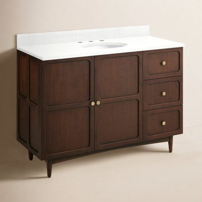 Delavan 48" Mahogany Single Bathroom Vanity