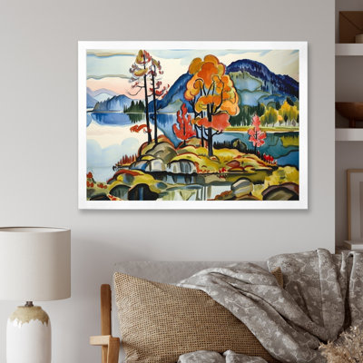 Peinture d'automne «Mountain Beauty Serenity»