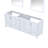 Jacques 80 in W x 22 in D Double Bath Vanity and 30 in Mirrors-2088644623