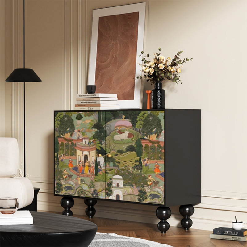 Modern Simple Double-Door Accent Cabinet Sideboard