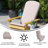 Rankins All-Weather Poly Resin Wood Adirondack Chairs with Cushions-1580249114