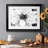 Hello Daisy - Matted and Framed Under Acrylic Glass, Large Living Room Wall Art-790164792-790164795