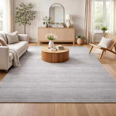 Tapis | Tapis beige tissé à la main 100% laine