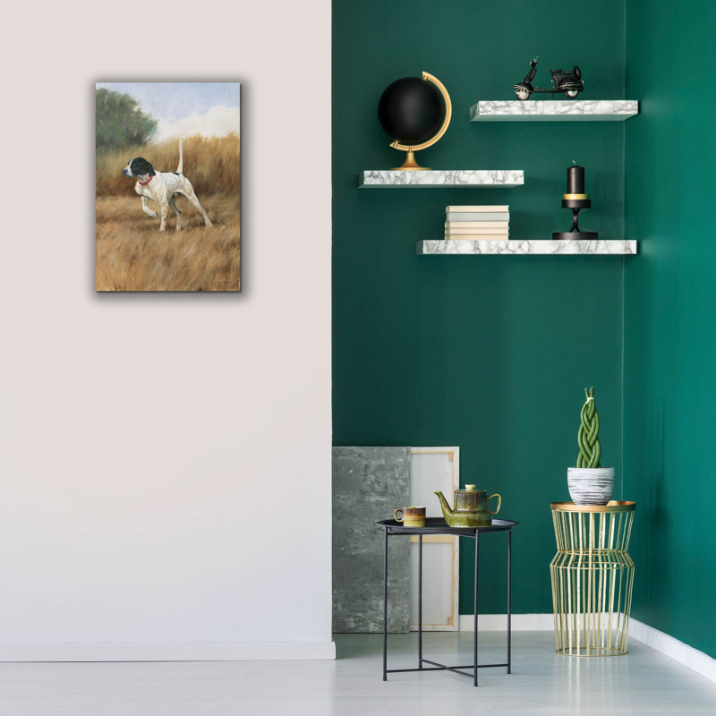«Hunting Dog 2» par James Wiens, art mural sur toile, H 26 po x l 18 po