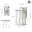 Applique murale d'extérieur 1 lumière Olar Classic-2077042451-2029759512-2038653479