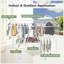 Plastic and Powder Coated Steel Foldable Gullwing Drying Rack