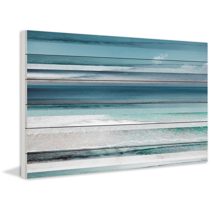 «Himara», reproduction sur bois blanc, H 8 po x l 12 po x P 1,5 po