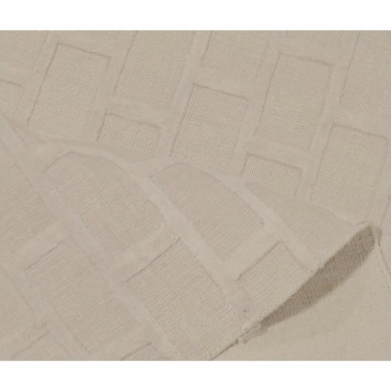 Gabbeh Wool Geometric Area Rug in Gray, Runner 2'6" x 10'