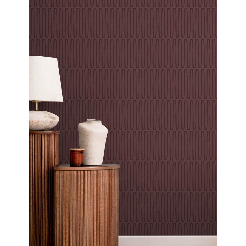 Papier peint Lars Merlot, Mulberry