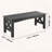 44.5 Weatherproof Plastic Bench with Wood-Look Finish