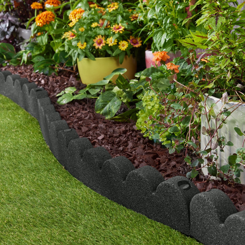 Bordure festonnée GS - (4), Gris
