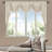 Damask Window Valance in Beige-93535640