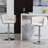 360° Swivel Bar Stools Set Of 2, Adjustable Height With Woven Back & Footrest, Perfect For Kitchen, Cafe, And Pub-924775068