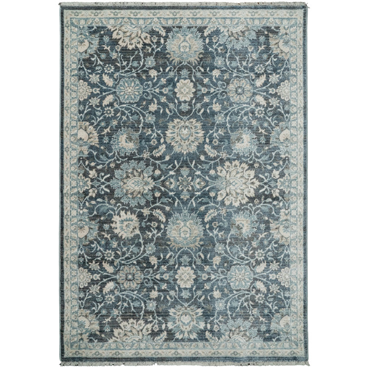 Tapis oriental bleu