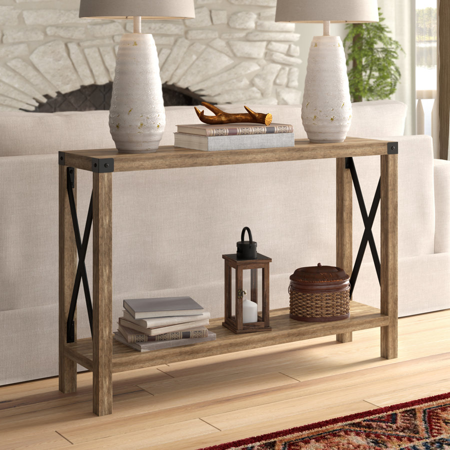 Larenda Entryway Table with Open Shelf Storage