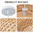 Large 19.7" White Bamboo Pendant Light