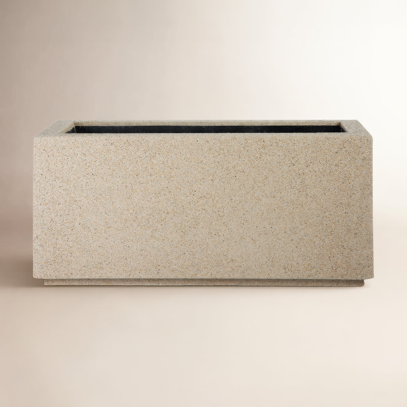 Gita 36" Planter Box, Sandstone Granite