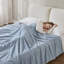 Luxueuse couverture en microfibre de polyester pour une literie confortable et élégante en toutes saisons