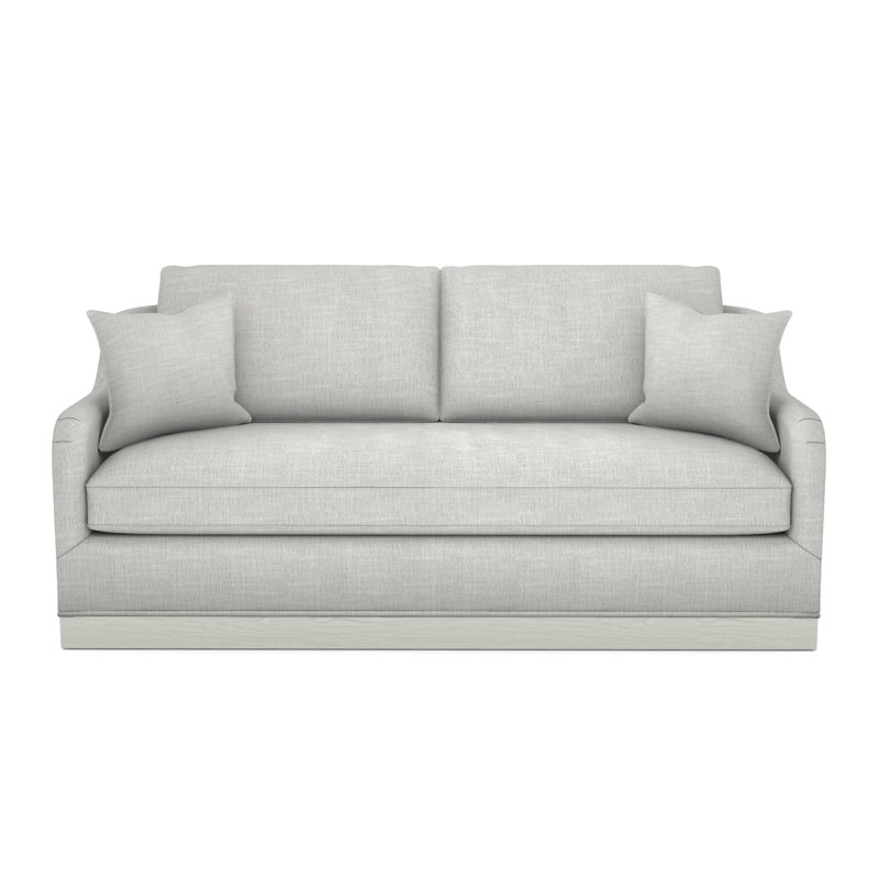 Fisher Plinth Base Bench Seat Mid Sofa, Casa Blanca, Tarbee Dove