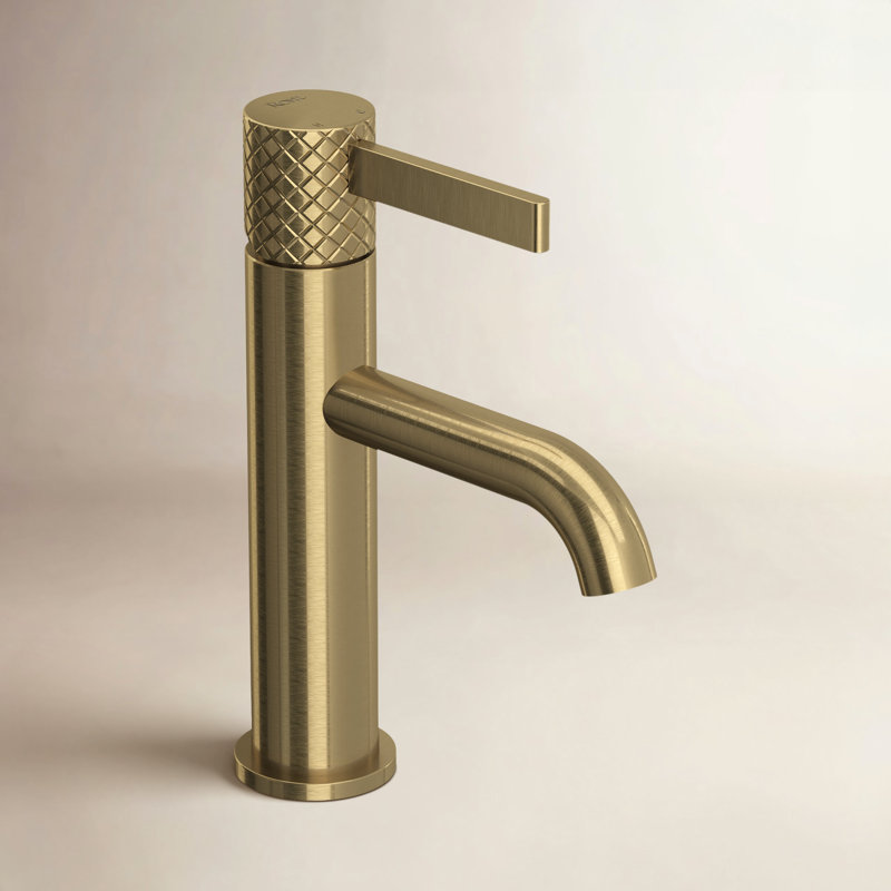 Robinet de lavabo à poignée simple Ténériffe, Or antique