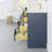 Ilsa 42"W X 18"D Bathroom Vanity With White Carrara Quartz Countertop And Undermount Porcelain Sink-2023305618