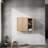 12" Bathroom Side Storage Cabinet, 3 Soft Close Doors, Wall Mounted, Modern Look Mounted And Spacious-1662459854