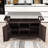 Miho Rolling Kitchen Island with Storage Cabinet, Grill Table with Stainless Steel Top and Spice Rack-541355123