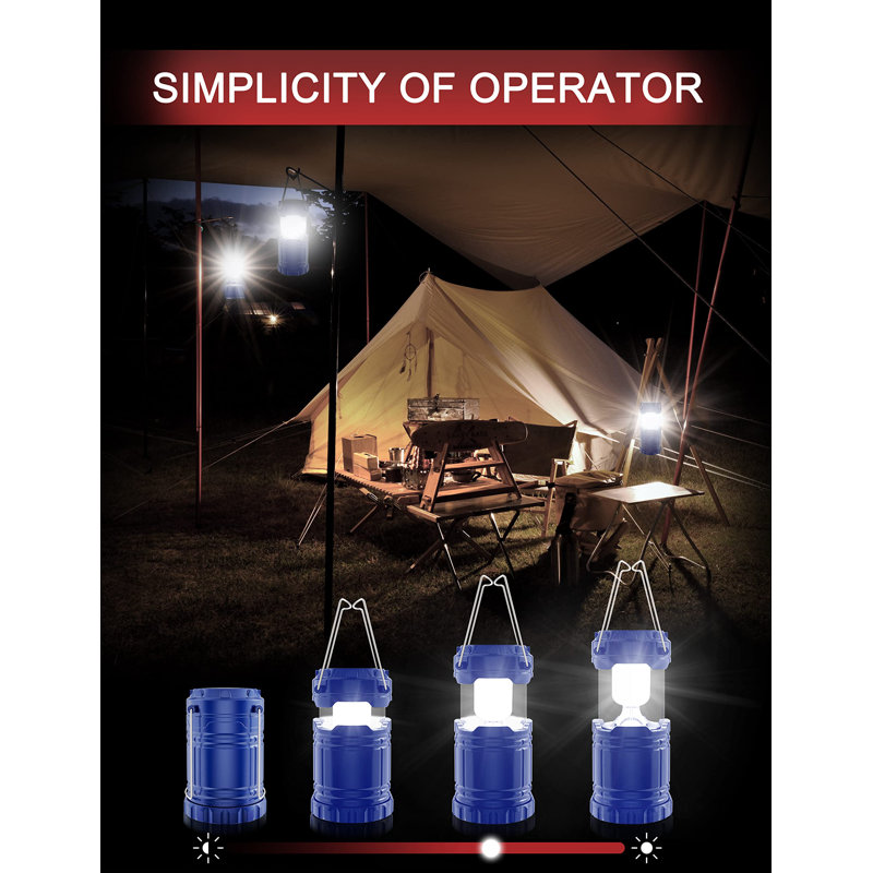 Lampe de camping à DEL, Bleu