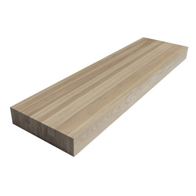 Tapis d'escalier flottant épais 3 po x 12 po - Frêne / 48 po
