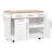 59.3" Kitchen Island With Storage 2 Pull Out Cabinet-1412308647