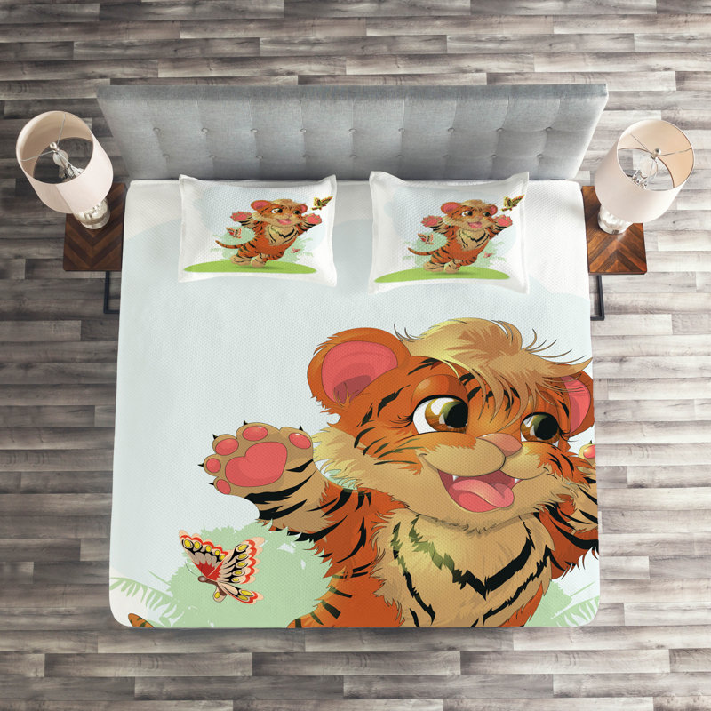 Polyester Coverlet, King Bedspread + 2 Shams