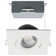 4" Square Adjustable Trim Selectable Colour Temperature Dimmable Air-Tight IC Rated LED Canless Recessed Lighting Kit