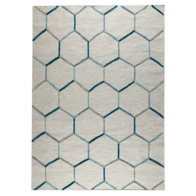 Legault Wool Geometric Indoor Rug
