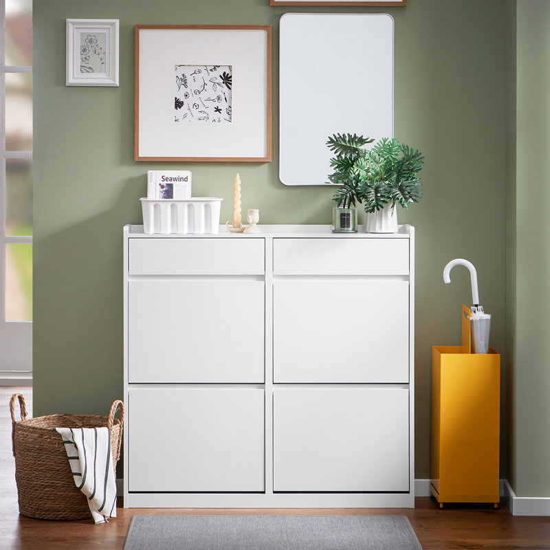 8 Pair Shoe Storage Cabinet