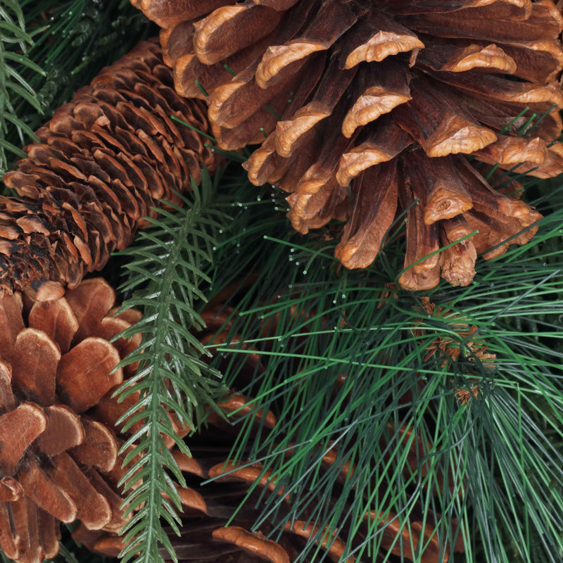 32" Mixed Pine Christmas Teardrop
