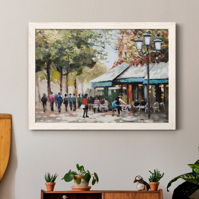 Paris II - reproduction d'art sur toile, Blanc, H 31 po x l 44 po x P 1 po