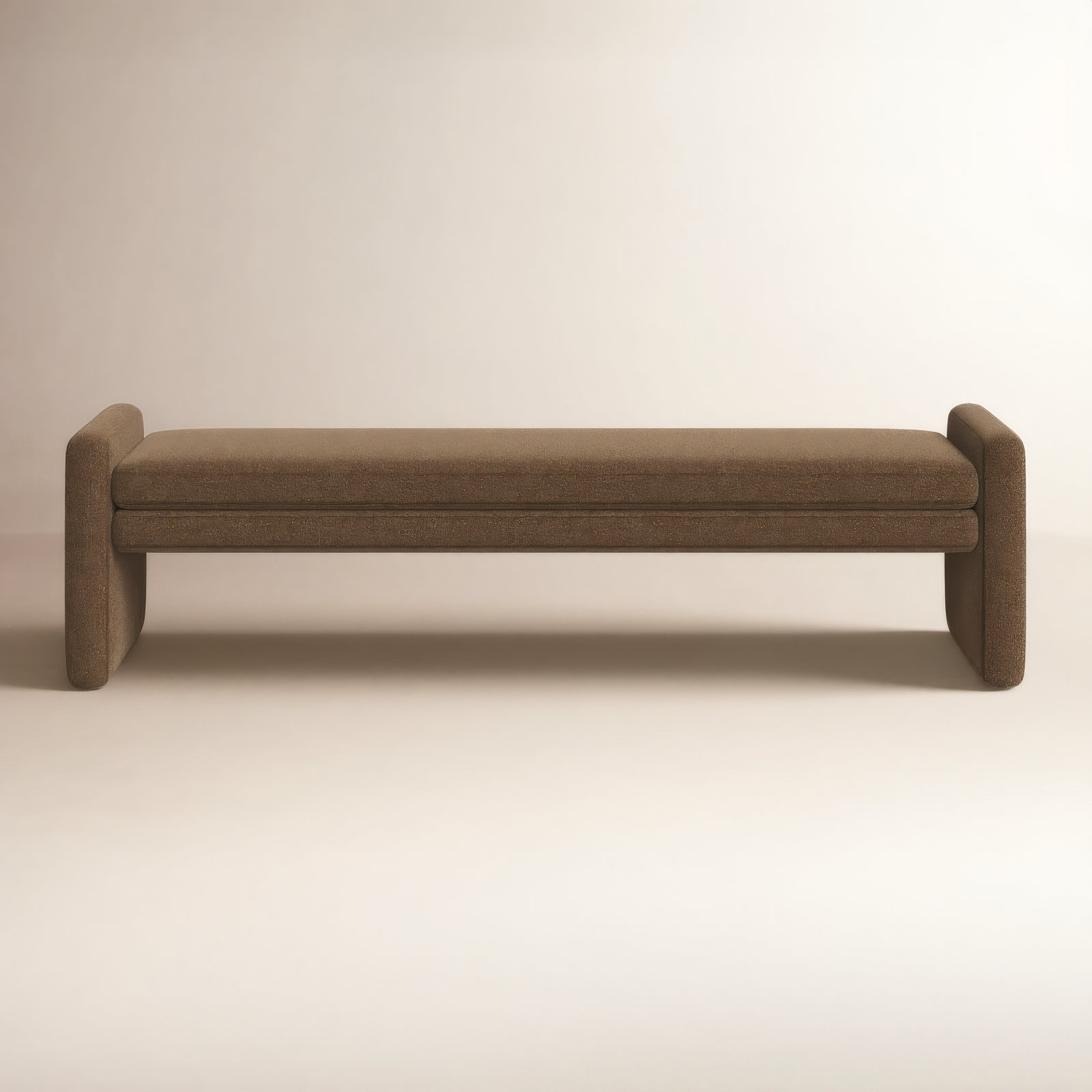 Geordi 70" Dining Bench, Brown