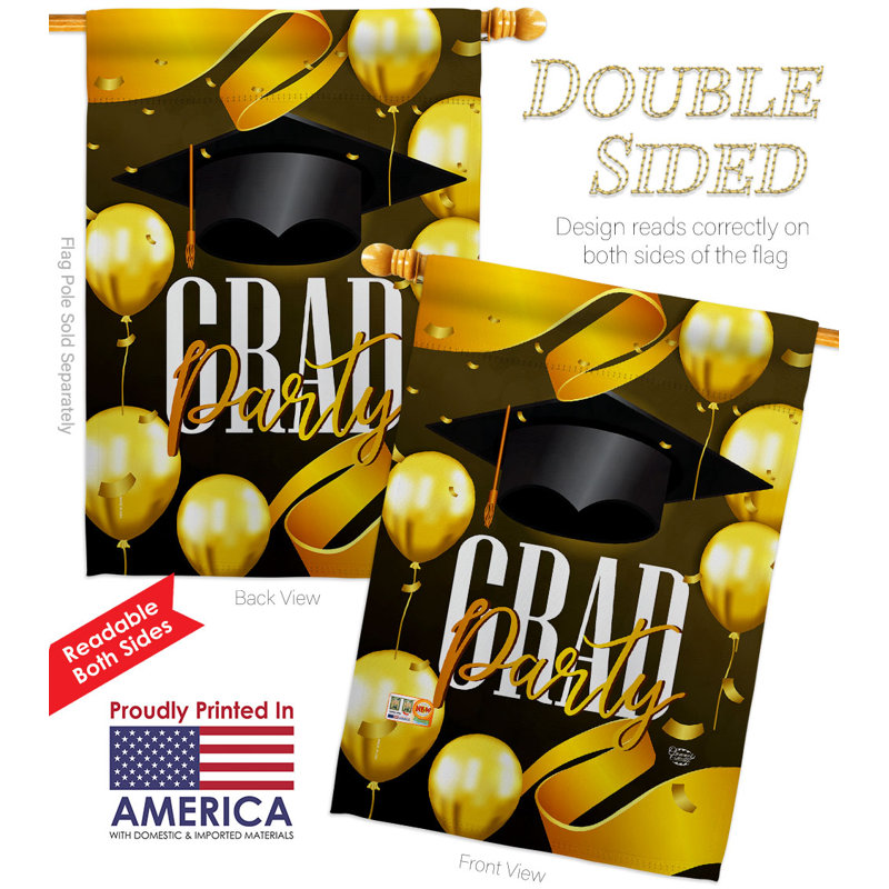 Double Sided Polyester Graduation, 40" H x 28" W