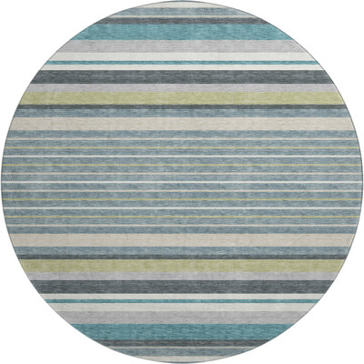 Premium Machine Washable Mayfield AMF2330 Stripes Rug