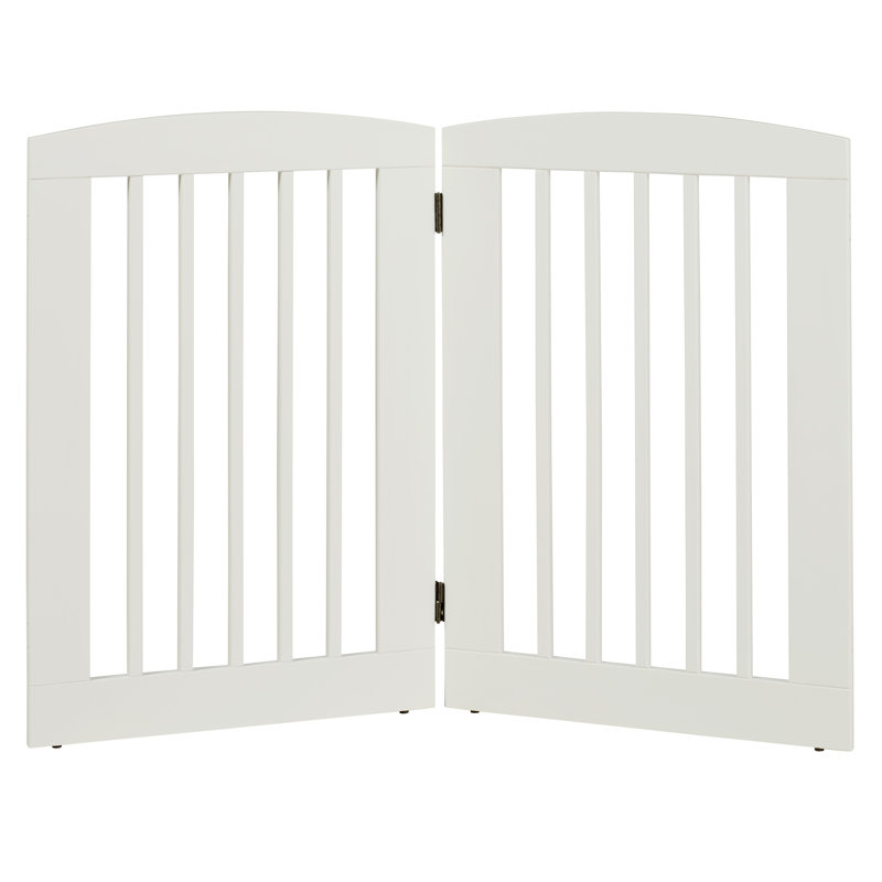 Barrière pour animaux Daniella, Grand (H 36 po x l 48 po x L 0,75 po), blanc