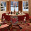Nappe rouge en polyester lavable