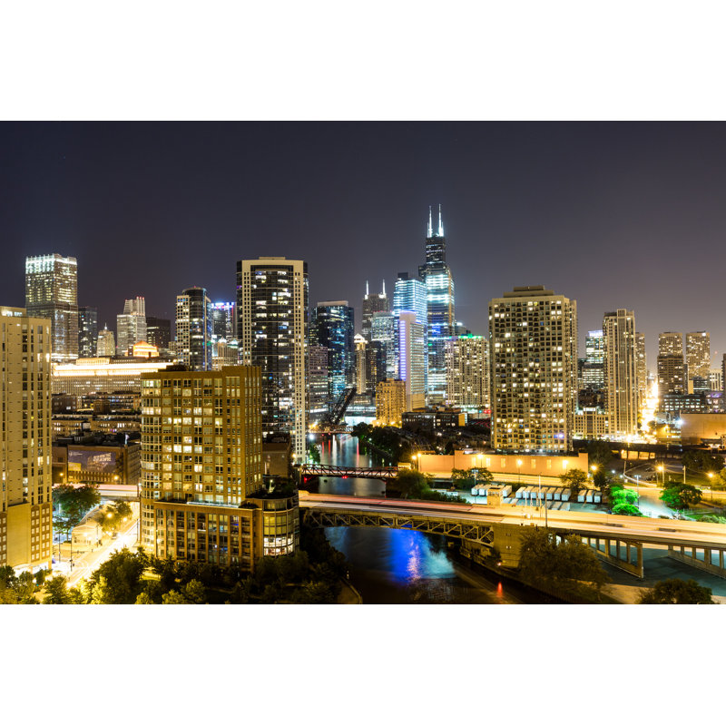 " Chicago Skyline " by Bscottberg, 8" H x 12" W