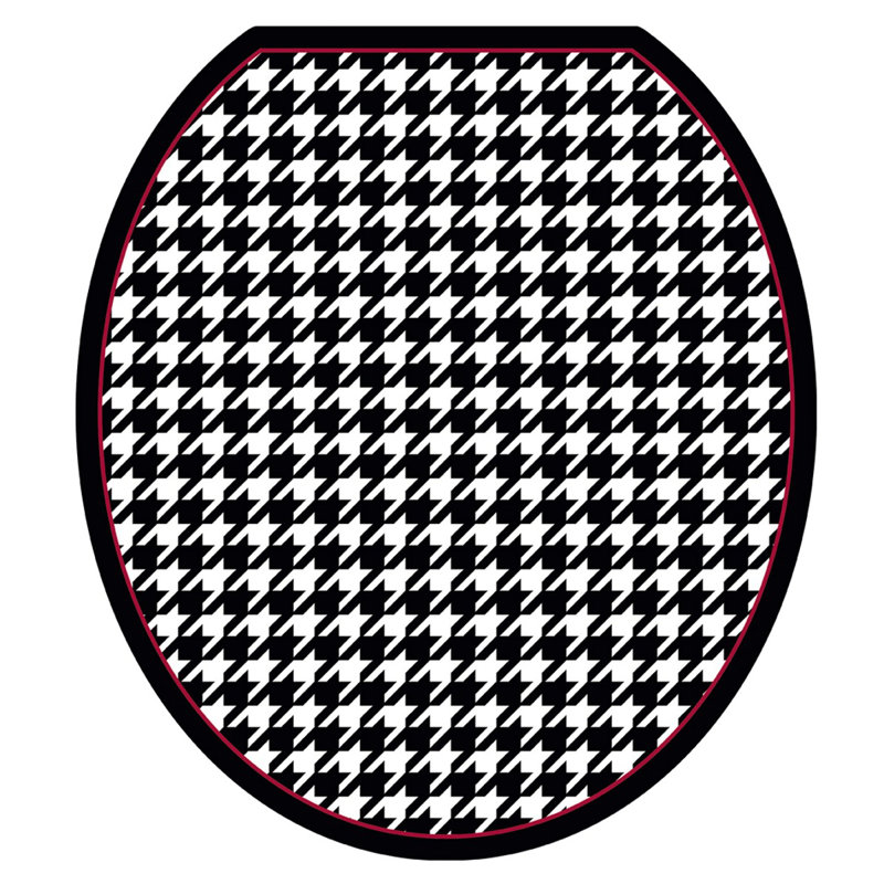 Décalcomanie de siège de toilette géométrique Hound, Rond