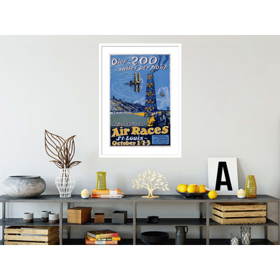 «International Air Races» par Carl Dalter, impression giclée encadrée