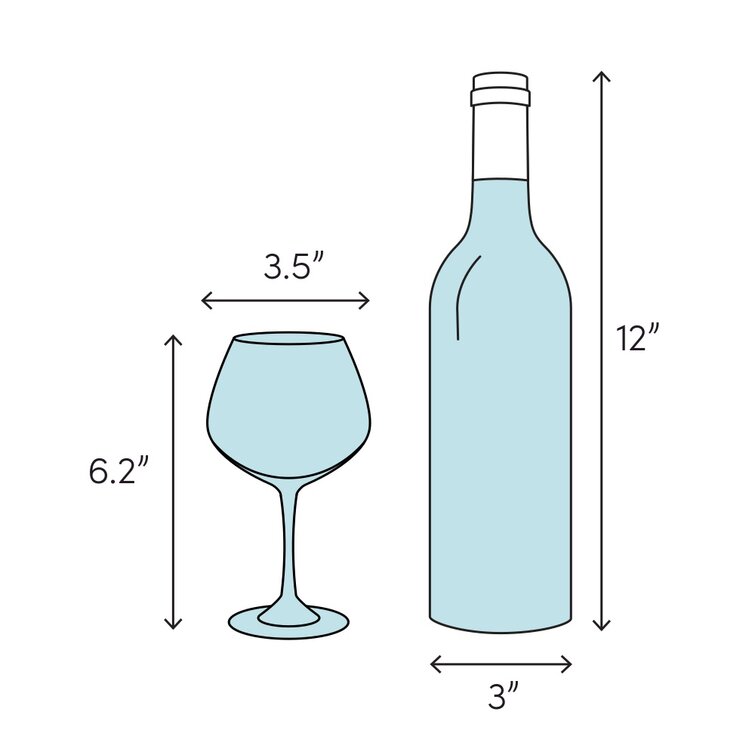 Drinking Glasses Dimensions & Drawings