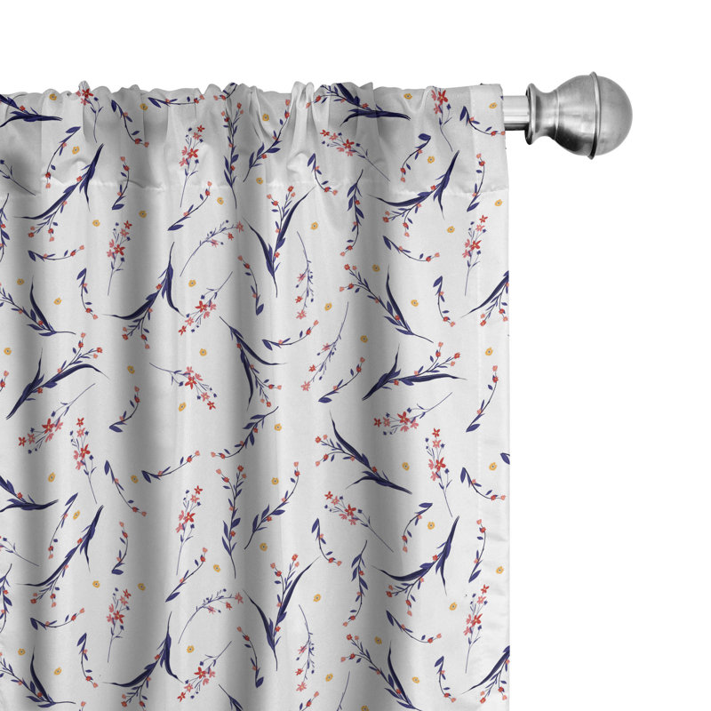 Semi Sheer Curtain Pair, 28"W x 84"L