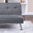 Tufted Upholstered Adjustable Sofa With USB-1477297540
