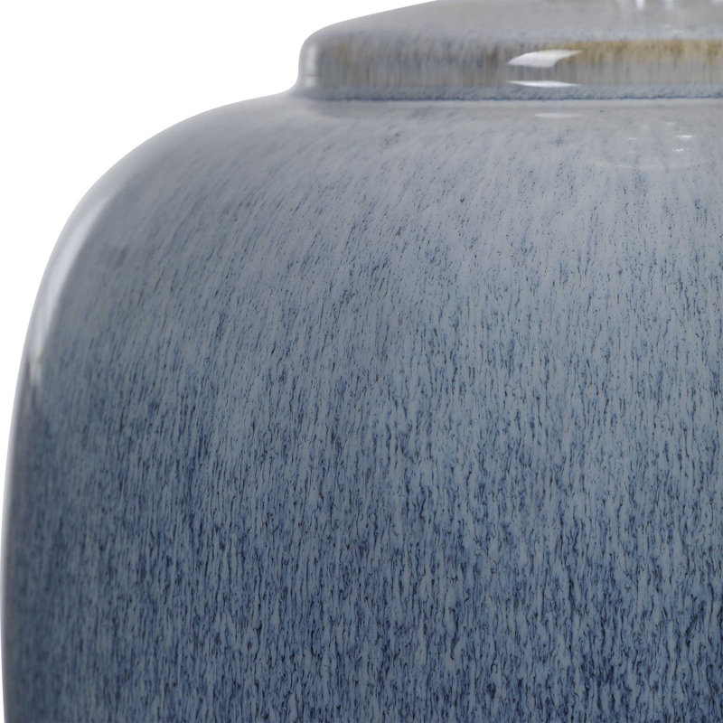 Lampe de table bleue 26,5 po Avalynn